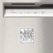 「Hypnerotomacia Poliphili」のガーデンシーン マグネット (インサイチュ (食洗機))