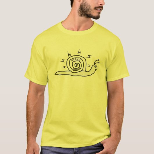 HypnoのかたつむりのロゴのTシャツ Tシャツ (正面)