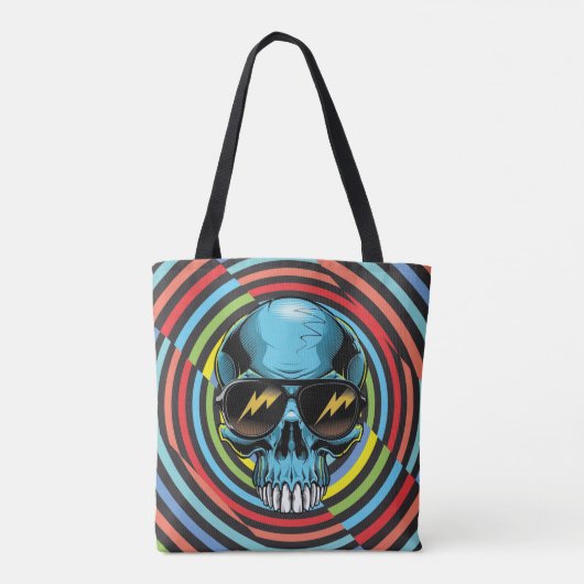 Hypno Funky Skull 02 トートバッグ (裏面)