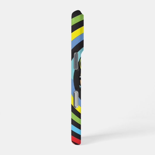 Hypno Funky Skull iPhoneケース (右側面)