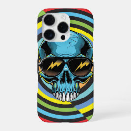 Hypno Funky Skull iPhone 16 Proケース