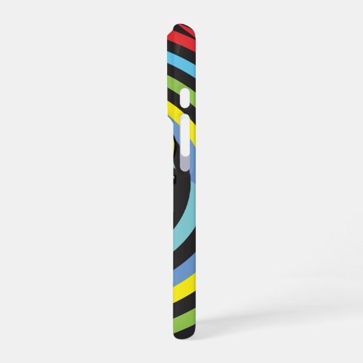 Hypno Funky Skull iPhoneケース (左側面)