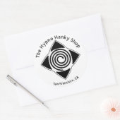 Hypno Hanky Shop Hypnosis Everywhereロゴシール ラウンドシール (封筒)