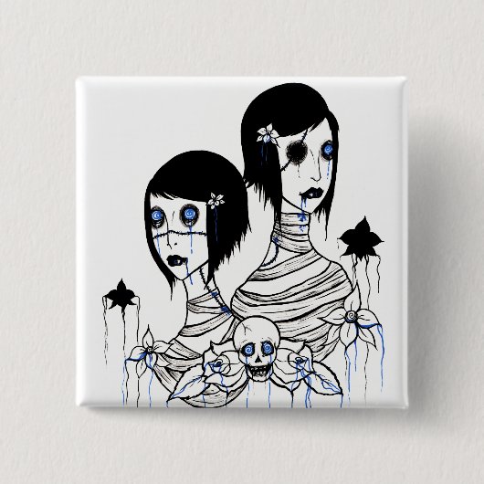 Hypnobloodflowers I 缶バッジ (正面)