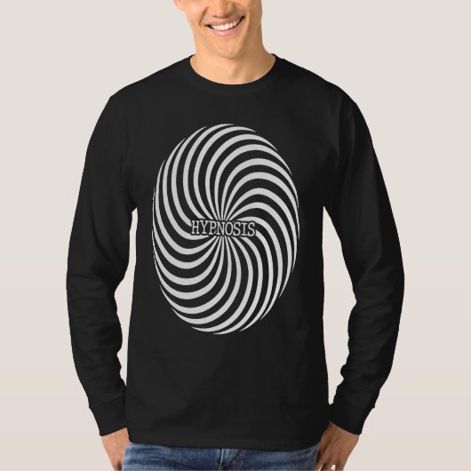 Hypnosis Optical Illusion Self Hypnotism Tシャツ (正面)