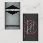 Hypnotherapistのタバコのパックの一見の名刺 名刺 (正面/裏面)