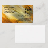 Hypnotherapistの臨床モダン 名刺 (正面/裏面)