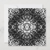 Hypnotic Abstract Black And White Modern Art カード (正面)
