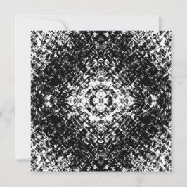 Hypnotic Abstract Black And White Modern Art カード