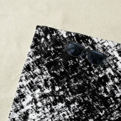 Hypnotic Abstract Black And White Modern Art ビーチタオル (インサイチュ)