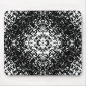 Hypnotic Abstract Black And White Modern Art  マウスパッド (正面)