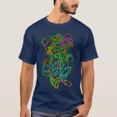 Hypnotic Amorphous Phantasmagoric Modern Groovy  Tシャツ (正面)
