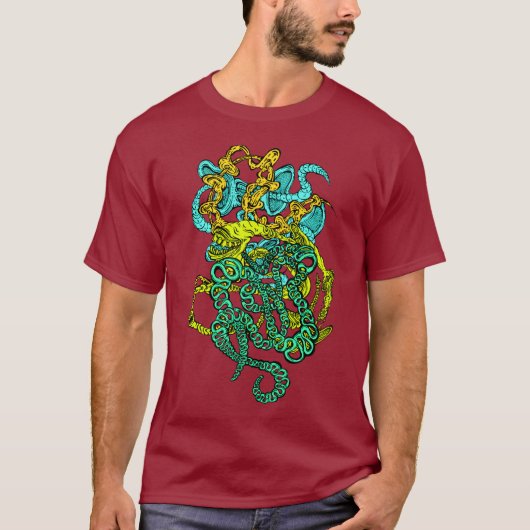 Hypnotic Amorphous Phantasmagoric Modern Groovy  Tシャツ (正面)