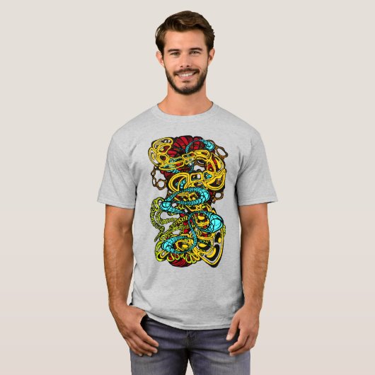 Hypnotic Amorphous Phantasmagoric Modern Groovy  Tシャツ (正面フル)