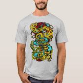 Hypnotic Amorphous Phantasmagoric Modern Groovy  Tシャツ (正面)