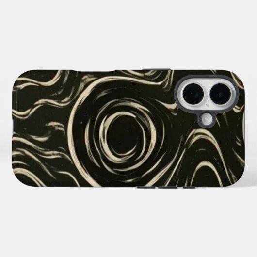 Hypnotic Eye Swirl Phone Case Case-Mate iPhoneケース (裏面 (横))