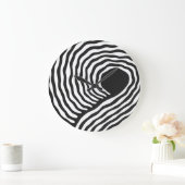 Hypnotic Wave ラージ壁時計 (ホーム)