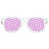 Hypnotized Pink Retro Sunglasses レトロサングラス (正面)