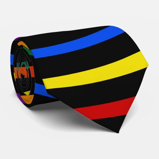 Hypnotized Pride Rainbow V2 ネクタイ (ロール)