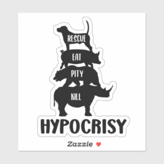 Hypocrisy, Activism Sticker シール