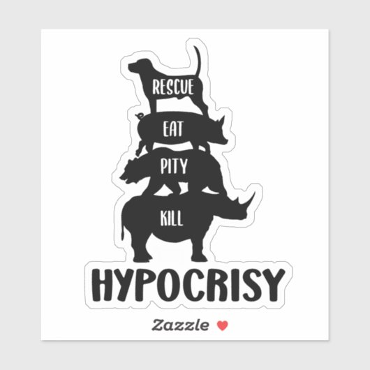 Hypocrisy, Activism Sticker シール (シート)