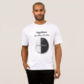 "Hypotheses: Rise above the rest: motivational  Tシャツ (正面フル)