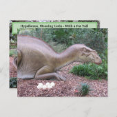 Hypsibema – 恐竜 – 学のカード ポストカード (正面/裏面)