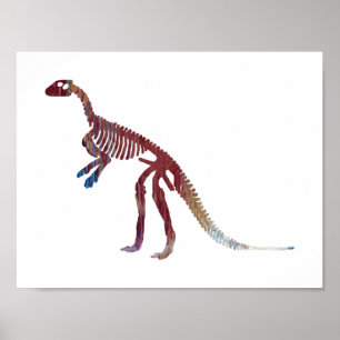 hypsilophodon skeleton ポスター