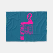 Hysterectomy Humor Funny Feminist Surgery Recovery フリースブランケット (正面(横))