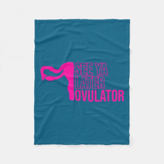 Hysterectomy Humor Funny Feminist Surgery Recovery フリースブランケット (正面)