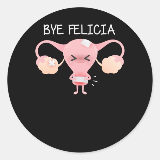 Hysterectomy Support Uterus Removal ラウンドシール (正面)