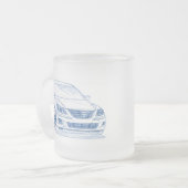 Hyuの起源Sdn 2009年+ フロストグラスマグカップ (正面左)