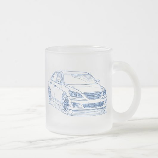 Hyuの起源Sdn 2009年+ フロストグラスマグカップ (右)