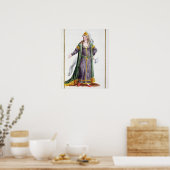 Hyu-Chen、Genghis Khanの妻、'Receuil desから ポスター (キッチン)