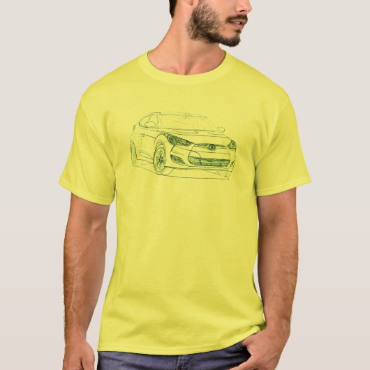 Hyu Veloster 2012年 Tシャツ (正面)