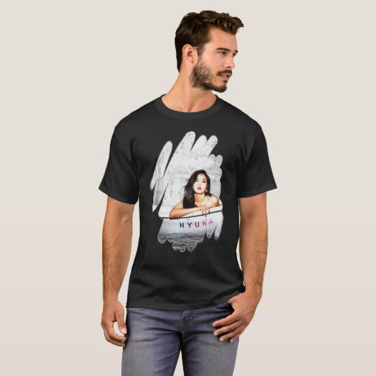 Hyuna(현아)、4分、Kpop Star Tシャツ (正面フル)