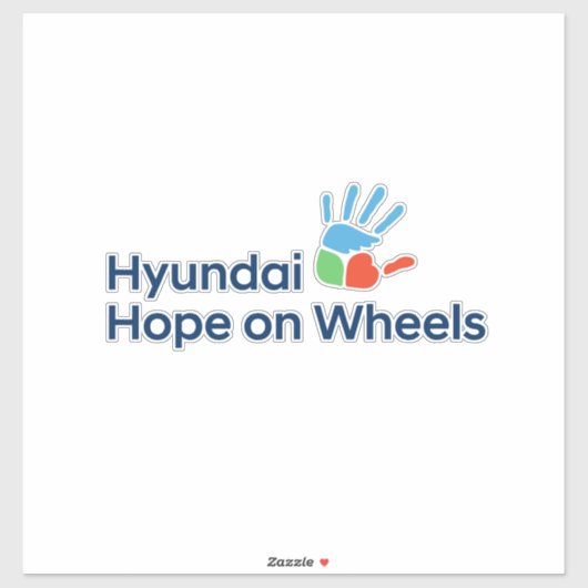 Hyundai Hope on Wheels特大ステッカー シール (シート)