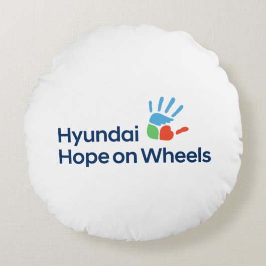 Hyundai Hope on Wheels 枕 ラウンドクッション (正面)