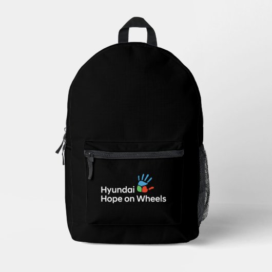 Hyundai Hope on Wheels Backpack プリントバックパック (正面)