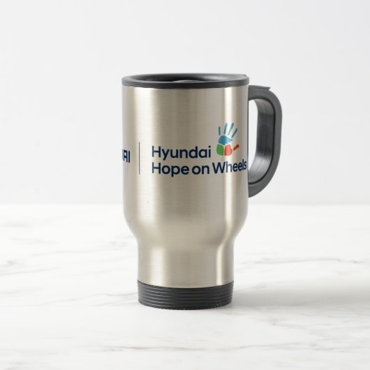 Hyundai & Hope On Wheels Commuter Mug トラベルマグ (正面右)