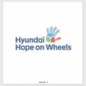 Hyundai Hope on Wheels Extra Large Sticker  シール (シート)