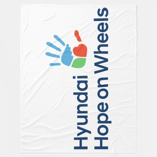 Hyundai Hope on Wheels Fleece Blanket  フリースブランケット (正面)