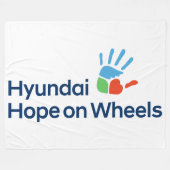 Hyundai Hope on Wheels Fleece Blanket  フリースブランケット (正面(横))