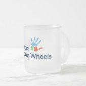Hyundai Hope on Wheels Frosted Coffee Mug フロストグラスマグカップ (正面右)