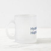 Hyundai Hope on Wheels Frosted Coffee Mug フロストグラスマグカップ (左)