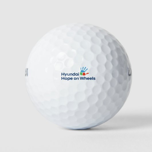 Hyundai Hope on Wheels Golf Ball ゴルフボール (正面)