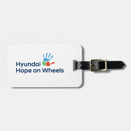 Hyundai Hope on Wheels Luggage Tag ラゲッジタグ (正面横)