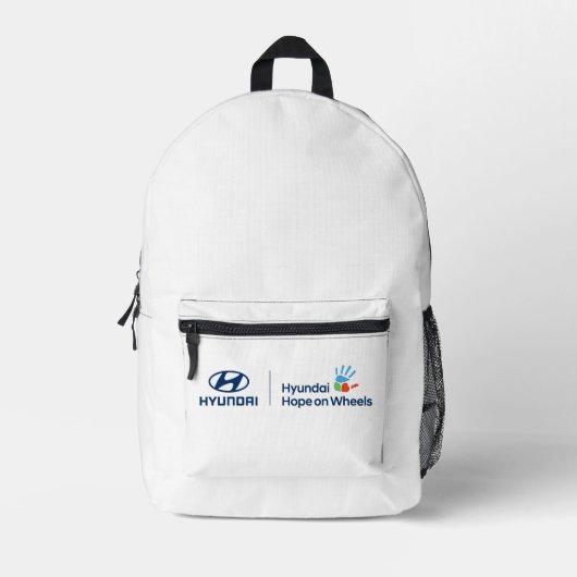 Hyundai x Hyundai Hope on Wheels Backpack プリントバックパック (正面)
