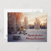 Hyvää Joulua! メリークリスマス! シーズンポストカード (正面/裏面)