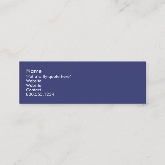 Iおたく スキニー名刺 (正面)